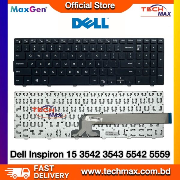 Dell Inspiron 3542 3543 3551 laptop keyboard replacement black