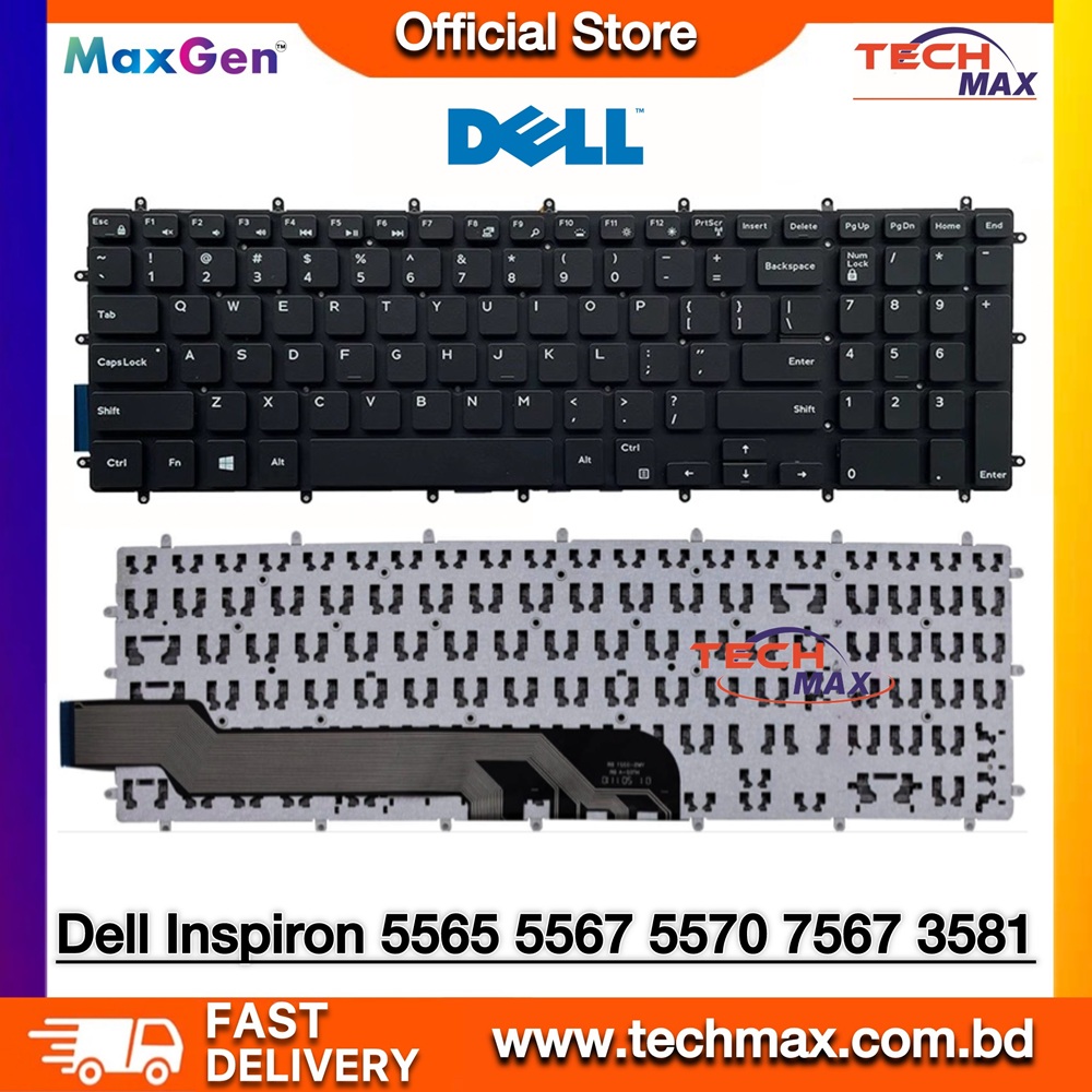 Dell Inspiron 15 5565 5567 5570 3579 3583 3779 5575 5587 7566 7567 7577 7588 5767 5770 5775 7773 7778 7779 Series P66F P75F Laptop Keyboard 1 Dell Inspiron 15 5567 5570 5575 7567 7577 7588 laptop keyboard US layout Bangladesh