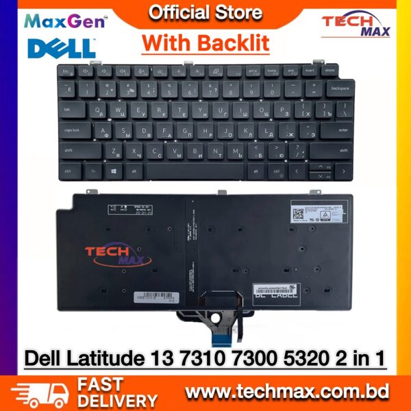 Dell Latitude 13 7310 2-in-1 P33s P34s backlit keyboard replacement Bangladesh