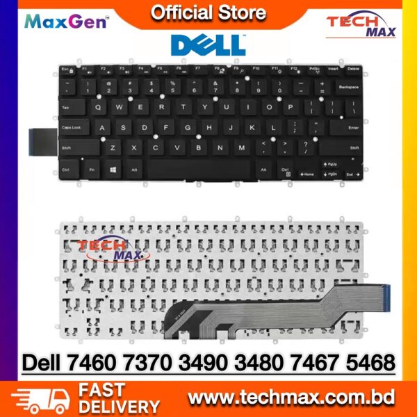 Dell Inspiron 14 7460 7472 7560 7570 7573 laptop keyboard replacement Bangladesh