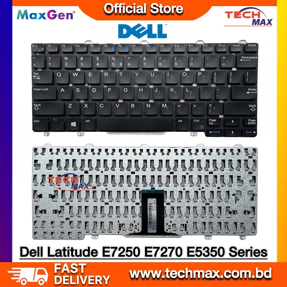 Dell Latitude E7250 E5250 E5270 P25S Latitude 3150 3160 3350 5250 Series Laptop Keyboard 1 Dell Latitude E7250 E5250 E5270 laptop keyboard replacement Bangladesh