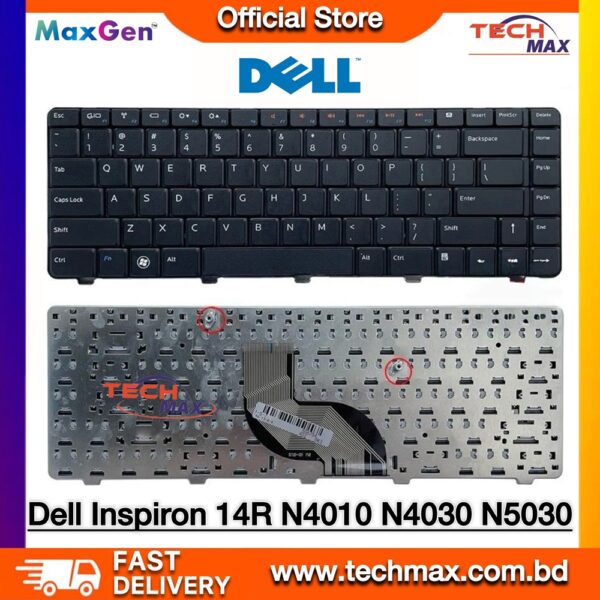 Dell Inspiron N4010 N4020 N4030 N3010 N5020 N5030 M5030 laptop keyboard replacement