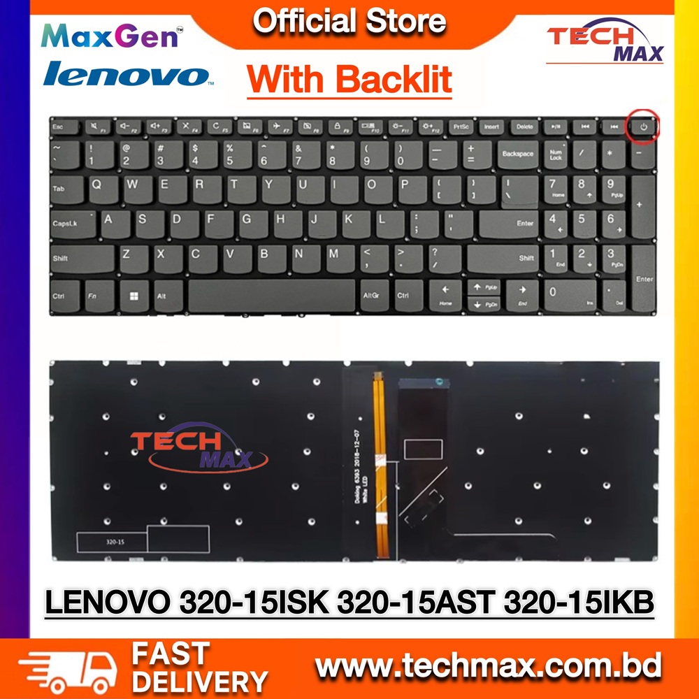 Lenovo IdeaPad 320-15ISK 320-15IKB 320-15ABR 320-15IAP 320-17IKB 320S-15ISK 320S-15IKBR 320S-15IKB, IdeaPad 330-15IKB 330-17IKB L340-155IWL L340-17API IdeaPad S145-15IWL S145-15AST S145-15API Series Gray Laptop Keyboard With Backlit 1 Lenovo IdeaPad 320-15ISK 320-15IKB 330-15IKB L340 S145 gray backlit laptop keyboard