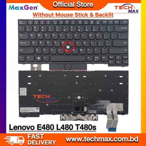 Lenovo ThinkPad E480 E490 T490 L480 laptop keyboard replacement