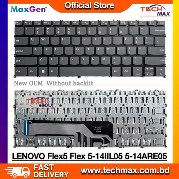 Lenovo IdeaPad Flex 5-14ALC05 5-14ARE05 14IIL05 14ITL05 Yoga 7-14ITL5 Slim 7 Pro 14 keyboard Bangladesh
