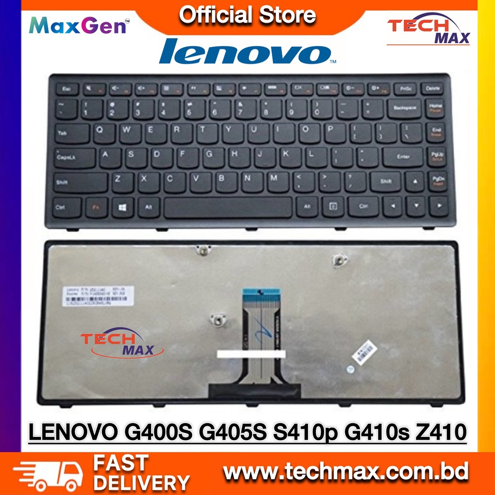 Lenovo G400S G400AS G405S S410P G410S Z410 G405S Series Laptop Keyboard 1 Lenovo G400S G405S G410S S410P Z410 laptop keyboard replacement Bangladesh