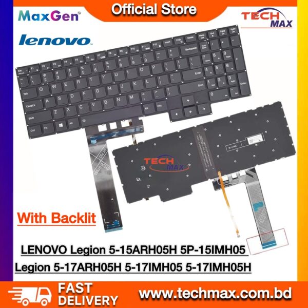 Lenovo Legion 5-15IMH05H 15ARH05H 5P 15IMH05H 16ACH6H backlit keyboard Bangladesh