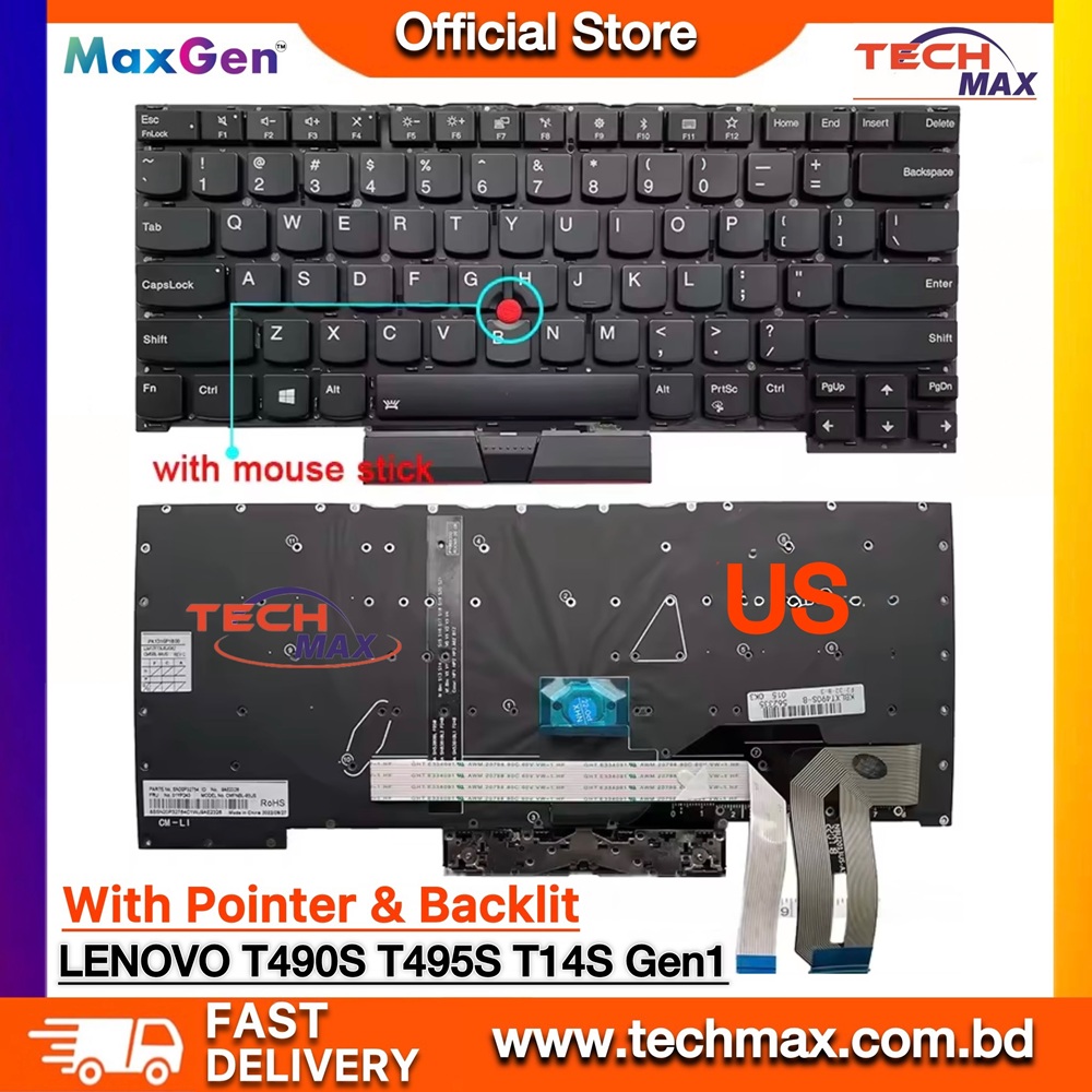 Lenovo ThinkPadqS X1 Extreme P1 backlit keyboard with pointer Bangladesh