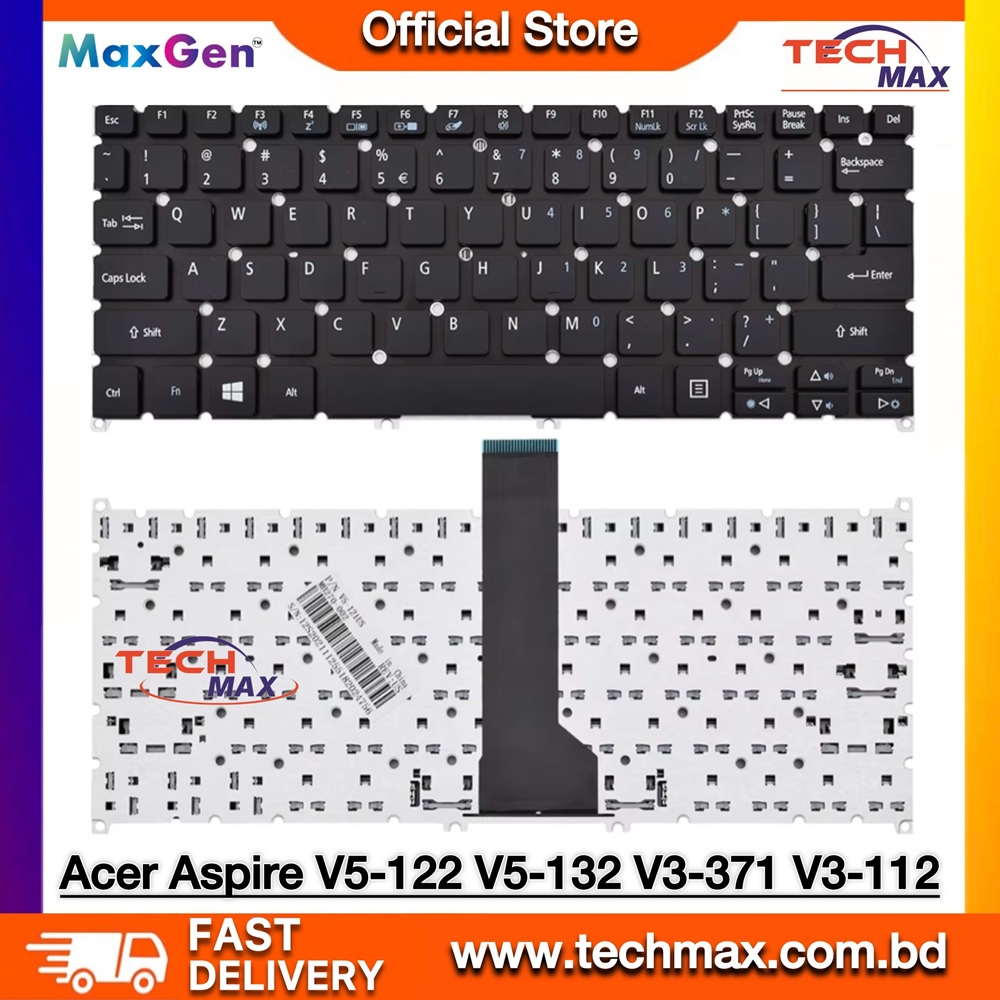Acer Aspire V5-122 V5-122P V5-132P V3-371 Series Laptop Keyboard 1 Acer Aspire V5-122 keyboard NSK-R70SW replacement