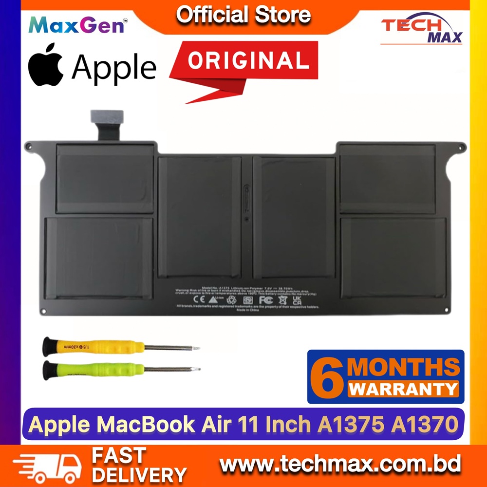 Apple MacBook Air A1375 A1370 Battery 11 inch MC505 MC506 MC507 replacement