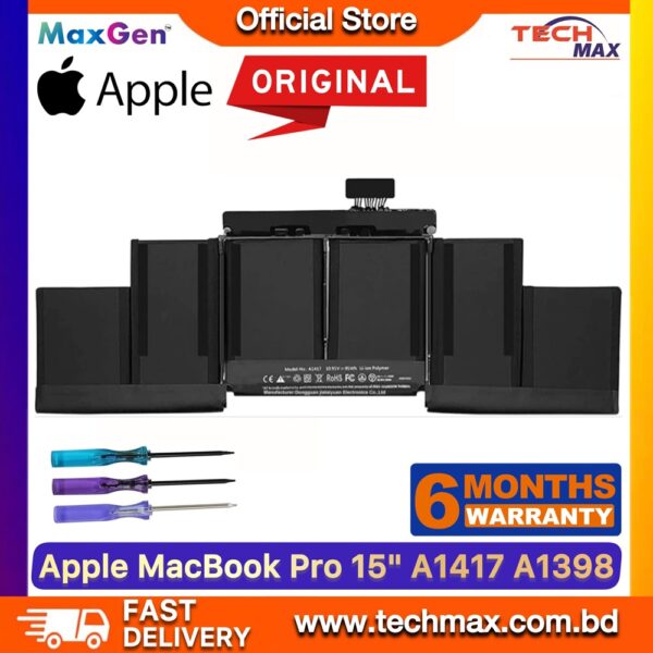 Apple MacBook Pro A1417 A1398 Battery15 inch MC975 ME664 replacement