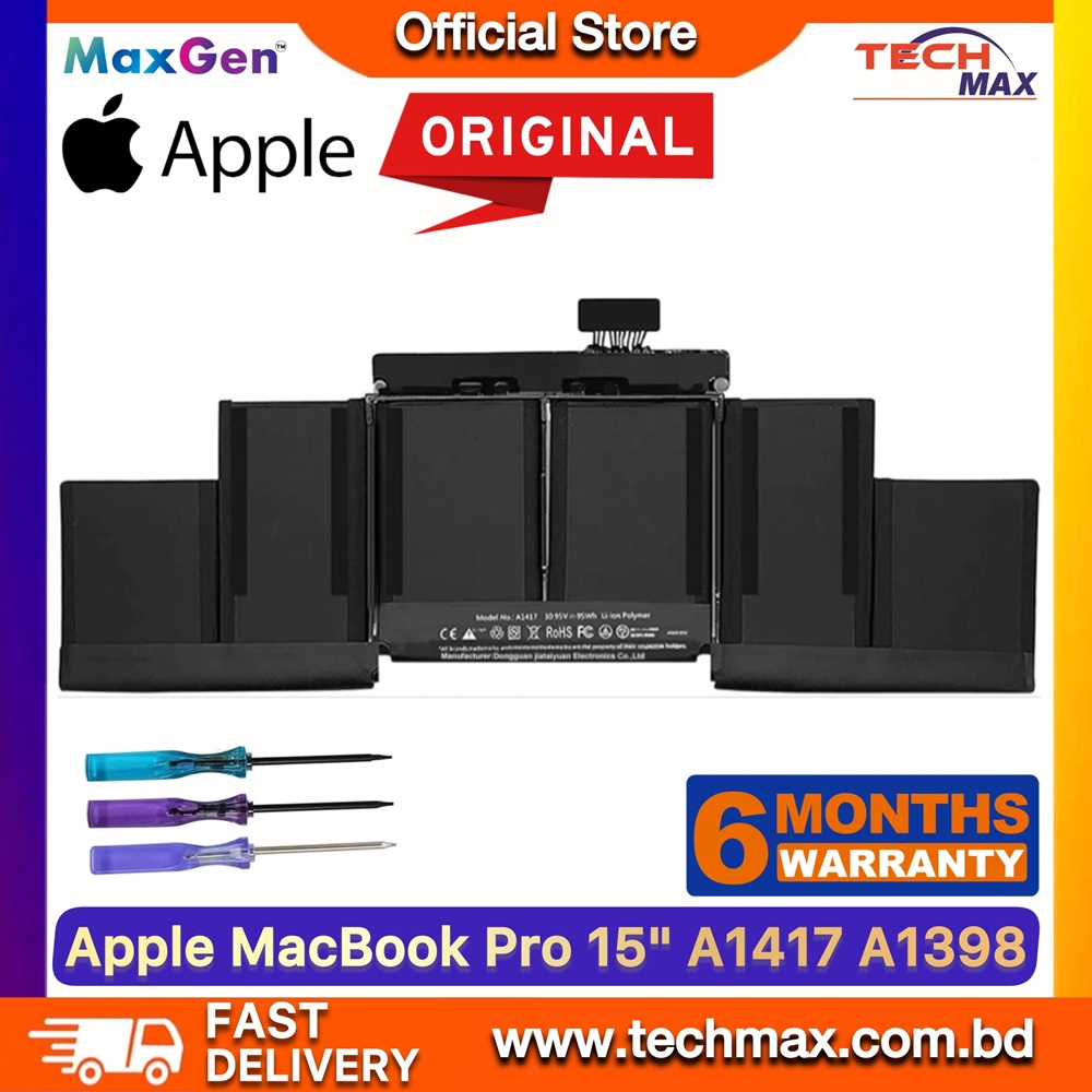 Apple MacBook Pro A1417 A1398 Battery15 inch MC975 ME664 replacement
