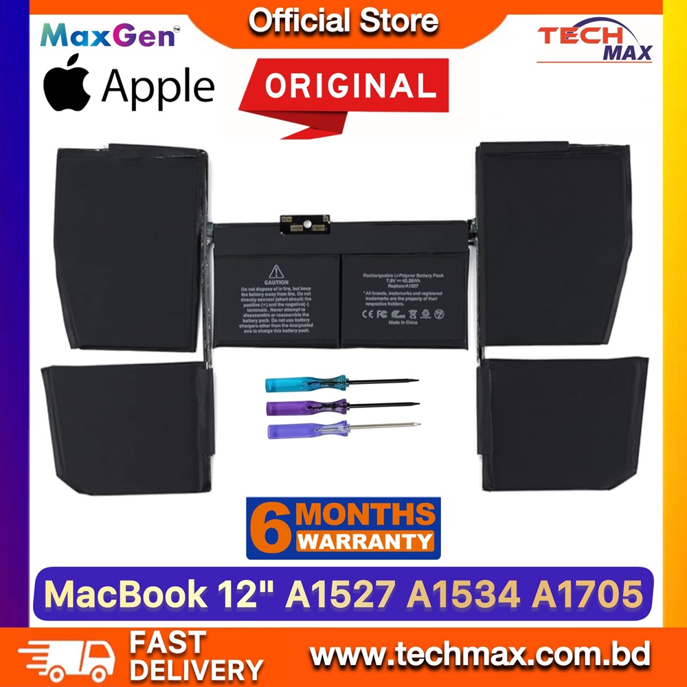 Apple MacBook A1534 A1527 A1705 Battery 12 inch MNYG2 MLHA2 replacement