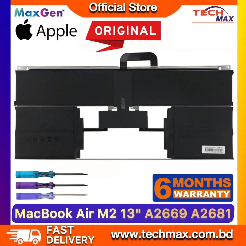 Apple MacBook Air A2669 A2681 Battery, 13 inch 2022 Retina replacement