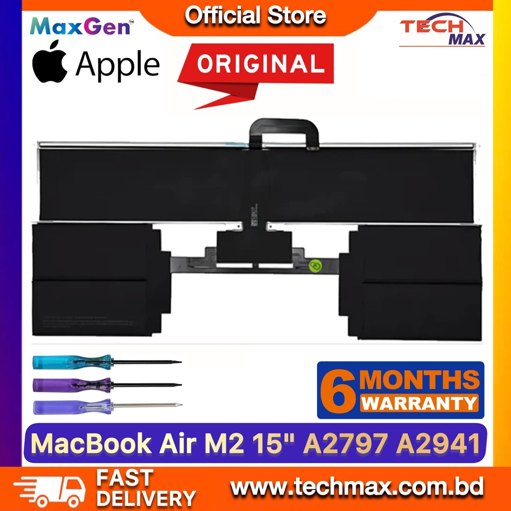 Apple MacBook Air A2797 A2941 A3114 Battery, M2 M3 replacement