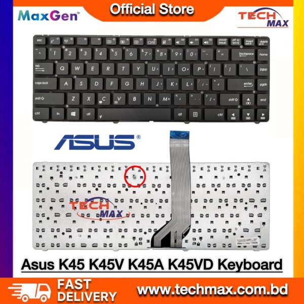ASUS K45 K45A K45V K45VD K45VJ K45VM K45VS replacement laptop keyboard for ASUS notebook series