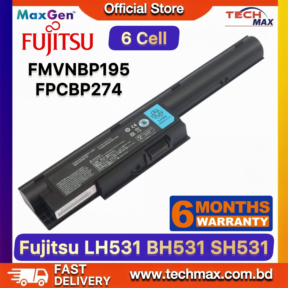 Fujitsu FPCBP274 FMVNBP195 battery forFujitsu LifeBook LH531 BH531 SH531 laptop models