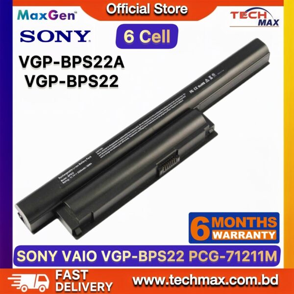 SONY VAIO VGP-BPS22 Battery for VPC EA EB PCG laptop models