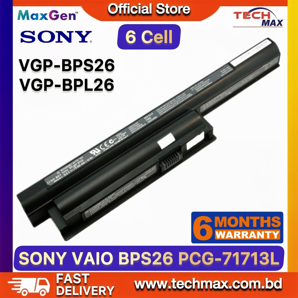 SONY VAIO VGP-BPS26 Battery VGP-BPS26A VGP-BPL26 battery for SVE14 SVE15 PCG laptop models