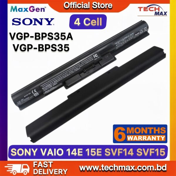 SONY VAIO VGP-BPS35 battery for SONY VAIO SVF14 SVF15 Series laptop models