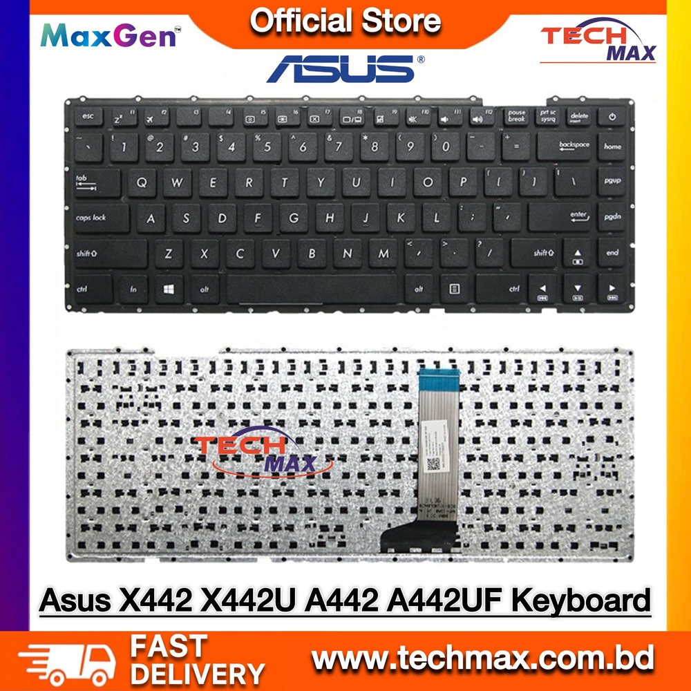 ASUS VivoBook X442, X442UQ, X442UR, X442UA, X442UF, X442UNR, A442, A442UA, A442UF, A442UR, A442UQ, F442UF, F442UR, F442UQ, F442UA Series Premium Laptop Keyboard 1 ASUS VivoBook X442 X442UQ X442UA A442 premium laptop keyboard