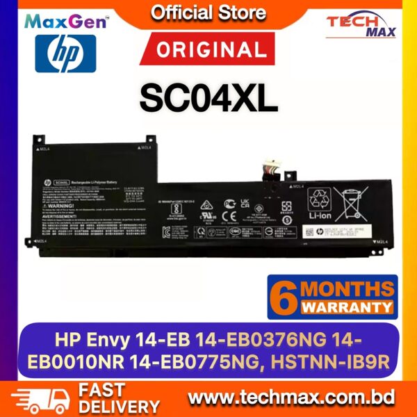 Original HP SC04XL Battery for Envy 14-EB Series Laptop Battery