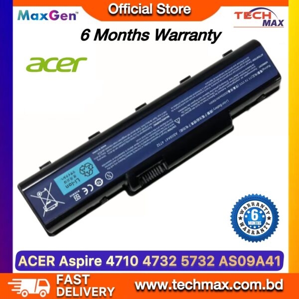 Acer AS07A31 Battery Aspire for 4710 4736 5738G 5740G E1 series laptops