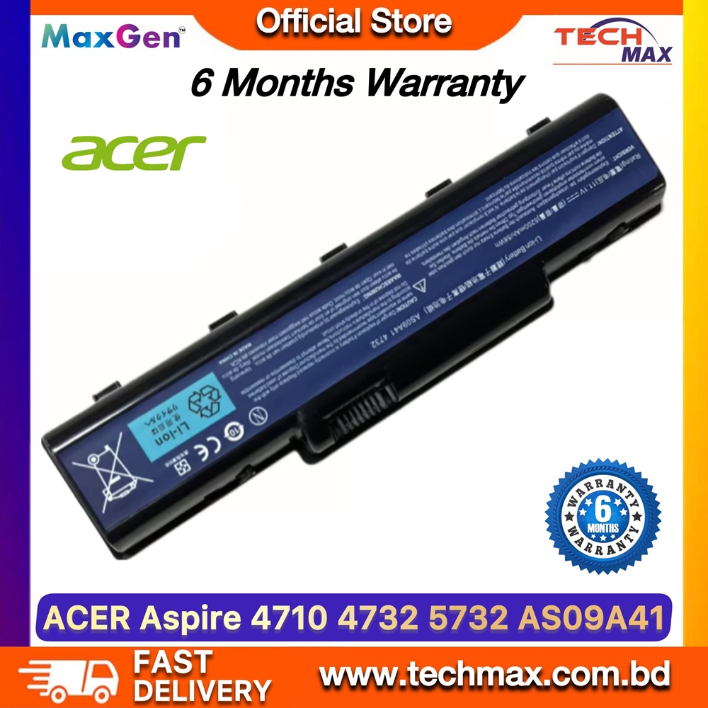 Acer AS07A31 Battery For Aspire 4710, 4720, 4310, 2930, 4235, 4315, 4520, 4710Z, 4736, 5235, 5300, 5541, 5738G, 5740G, 5535, 4220, 4332, 4535G, E1-421 Series Premium Laptop Battery 1 Acer AS07A31 Battery Aspire for 4710 4736 5738G 5740G E1 series laptops