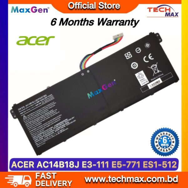 Acer AC14B18J AC14B13J battery for Aspire E3-111 V3-111 Chromebook CB3-111 laptop
