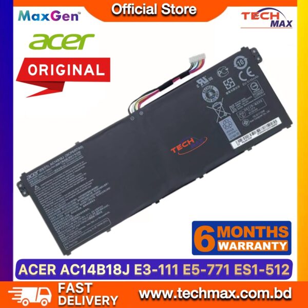 Original Acer AC14B18J / AC14B13J battery for Aspire E3-111 V3-111 Chromebook CB3-111