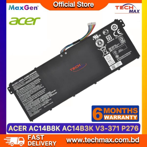 Acer AC14B8K / AC14B3K battery for Aspire ES1 E3 V3 laptop models