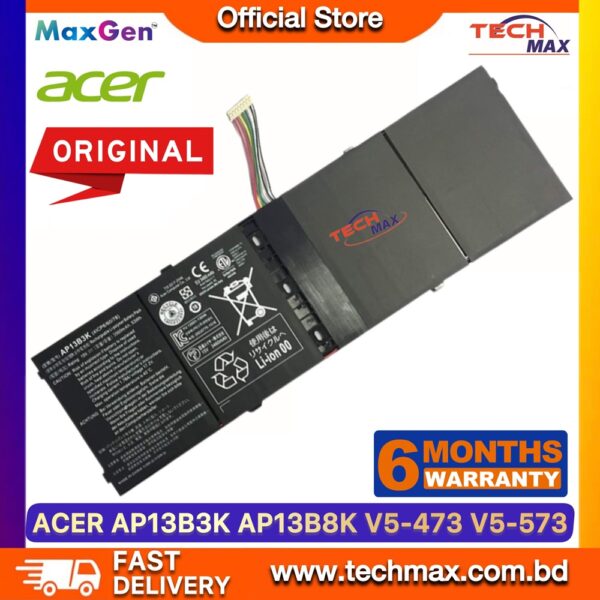 Original Acer AP13B3K / AP13B8K battery for Aspire V5-572 V7-482 R7-571 laptop