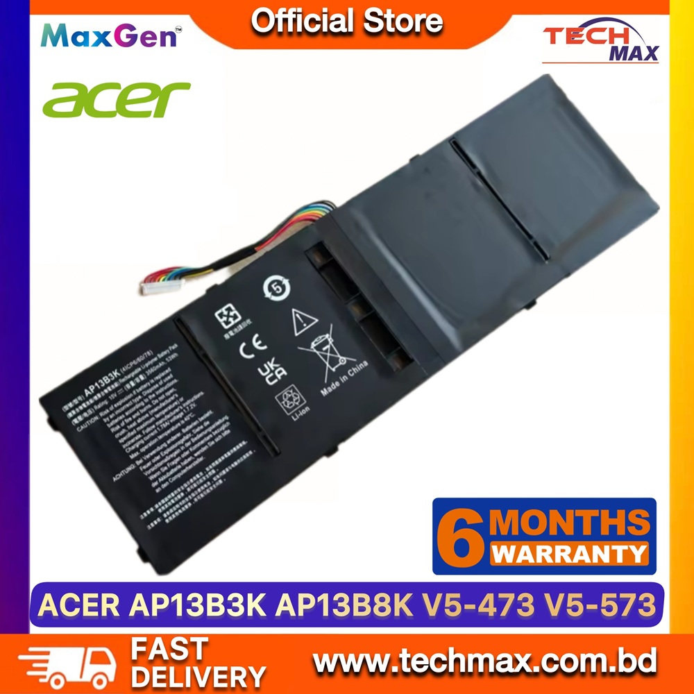 Acer AP13B3K / AP13B8K Battery For Aspire V5 M5-583P V5-572P V5-572G R7-571 ES1-511 ES1-512 M5-583P V5-572P V5-572G V5-472G ZQK V5-472 V5-573G V5-573 V7-482 V7-482G V7-482P Series Premium Laptop Battery 1 Acer AP13B3K AP13B8K battery for Aspire V5-572 V7-482 R7-571 laptop