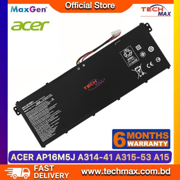 Acer AP16M5J battery for Aspire A114-31 A315-53 laptop