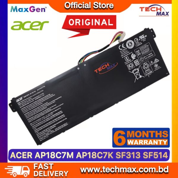 Original Acer AP18C7M AP18C7K battery for Swift 3 Swift 5 Spin 5 laptop