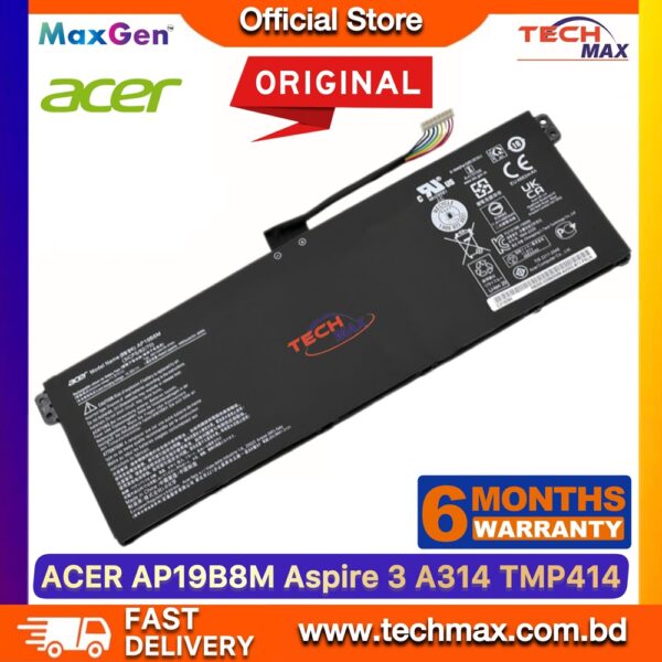 Original Acer AP19B8M battery for Swift 3 SF314-59 TravelMate P4 P6 laptop
