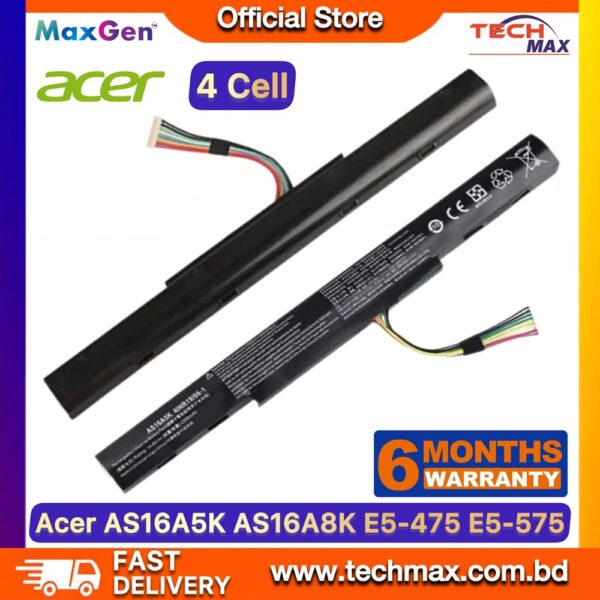 Acer AS16A5K battery for Aspire E5-575 E5-576 E5-774G laptop models