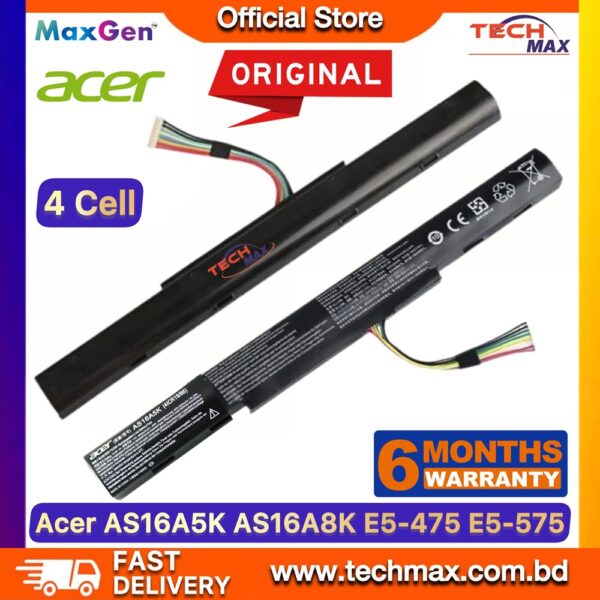 Original Acer AS16A5K battery for Aspire E5-575 E5-576 E5-774G laptop models