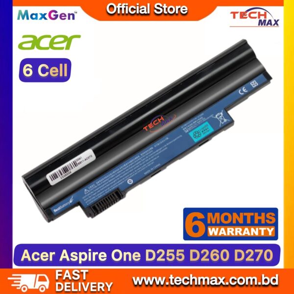 Acer AL10A31 battery for Aspire One D255 D257 D260 laptop