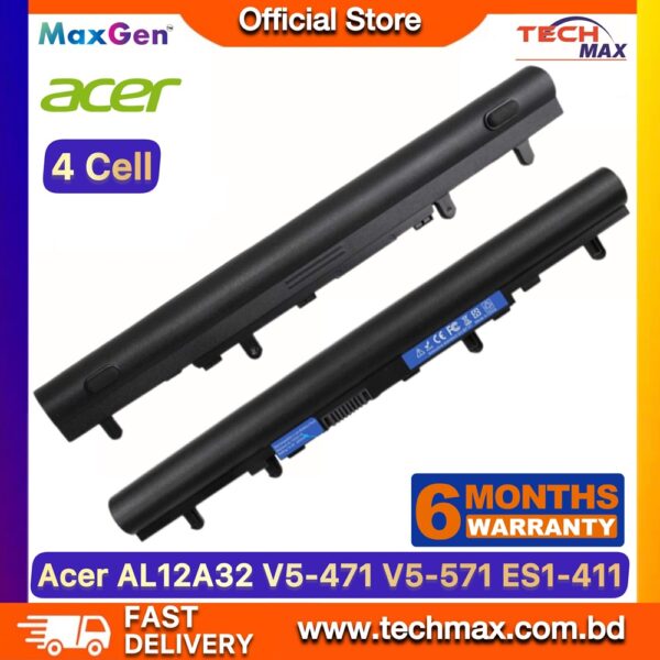 Acer AL12A32 battery for Aspire V5-471 V5-571 E1-470 laptop