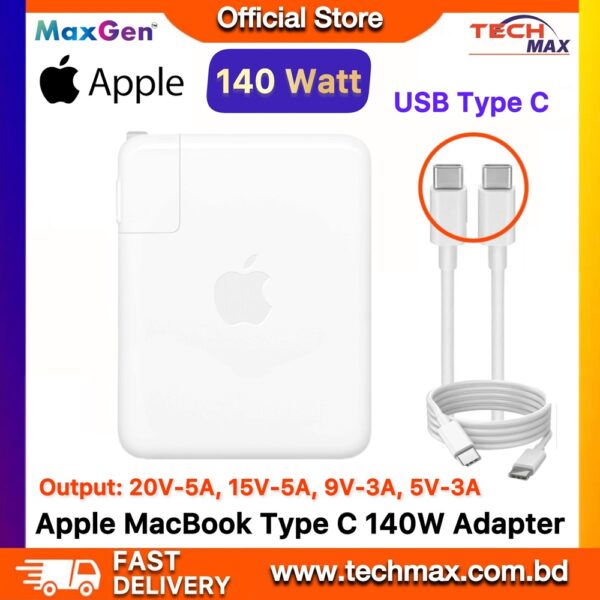 Apple MacBook 140W USB-C Power Adapter r fast charger for MacBook Pro 14 and 16 inch