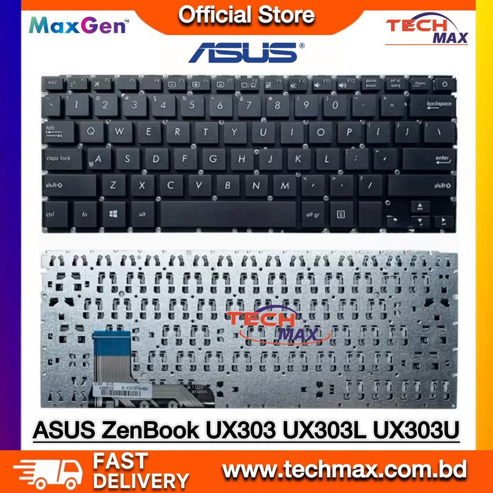ASUS ZenBook UX303 UX303LA UX303LB UX303LN UX303UA UX303UB Series Premium Laptop Keyboard 1 ASUS ZenBook UX303 UX303LA Keyboard premium laptop keyboard
