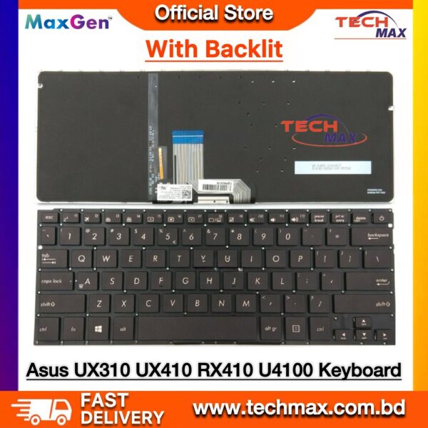 ASUS ZenBook UX310 UX410 Keyboard UX310UA UX410UA premium backlit laptop keyboard