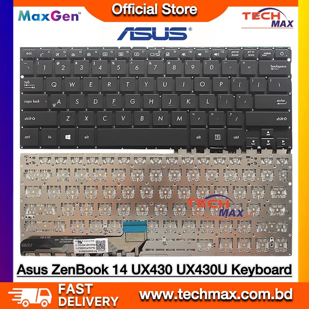 ASUS ZenBook UX430 UX430U UX430UN UX430UA UX430UQ Series Premium Laptop Keyboard 1 ASUS ZenBook UX430 UX430U UX430UA Keyboard premium laptop keyboard