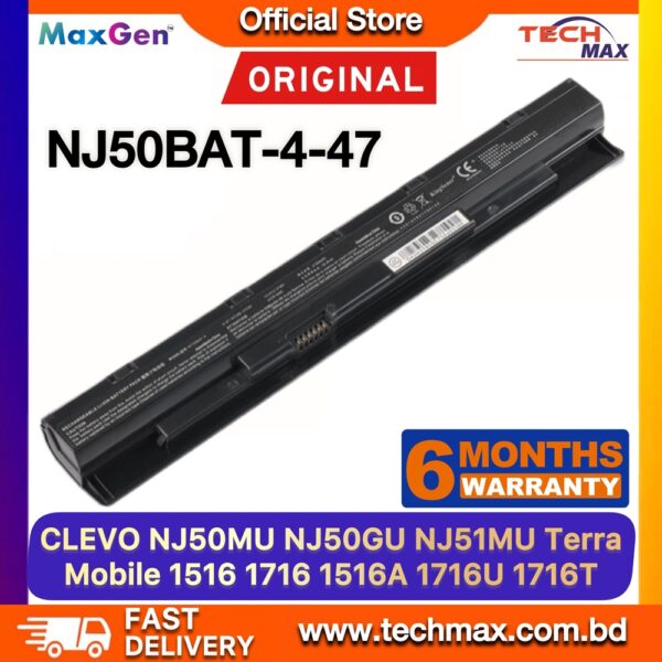Clevo NJ50BAT-4-47 battery for NJ50MU NJ51MU NJ70PU NJ71PU laptop models