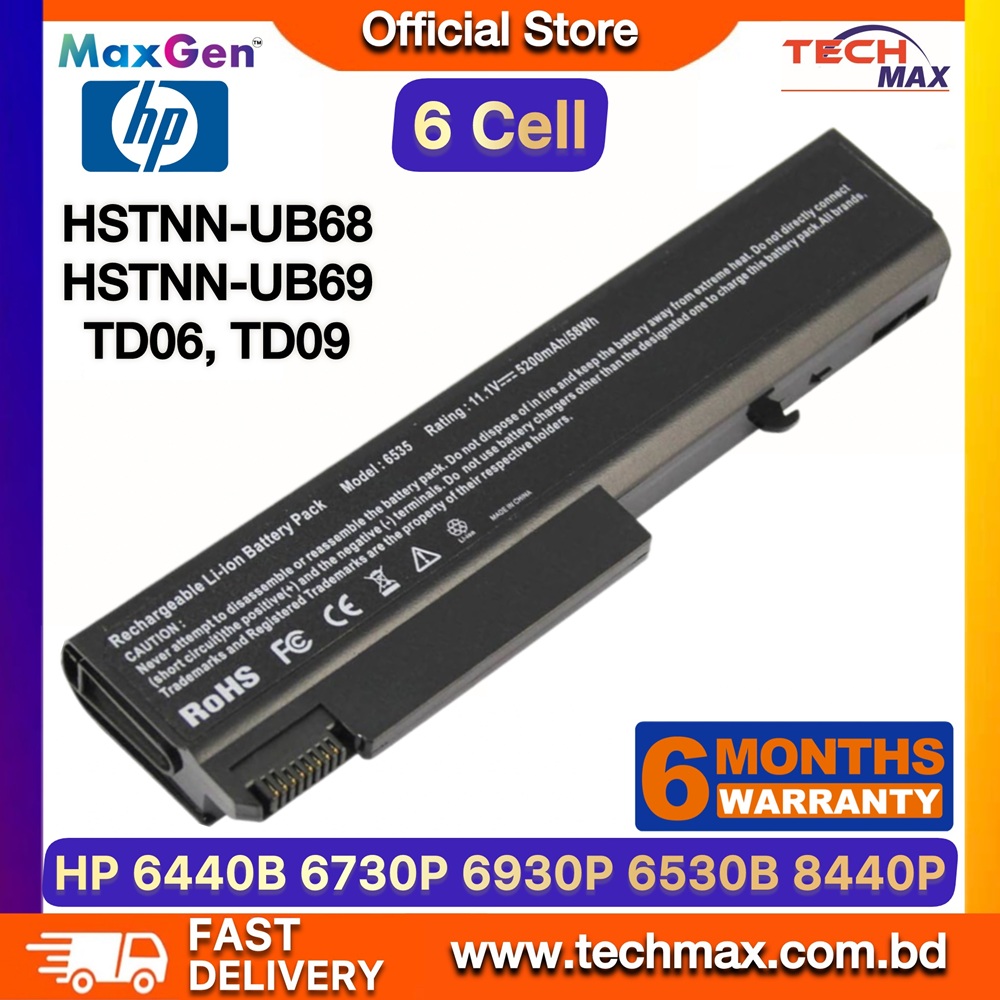 HP TD06, TD09 Battery For HP EliteBook 8440P 6930P 8440W / ProBook 6440b 6445b 6450b 6540B 6545b 6550b 6555b / Compaq 6730B 6735B 6700B 6500B 6535B 6530B Series Laptop Battery 1 HP TD06 TD09 Battery for EliteBook 8440P 6930P 8440W ProBook 6440B 6540B