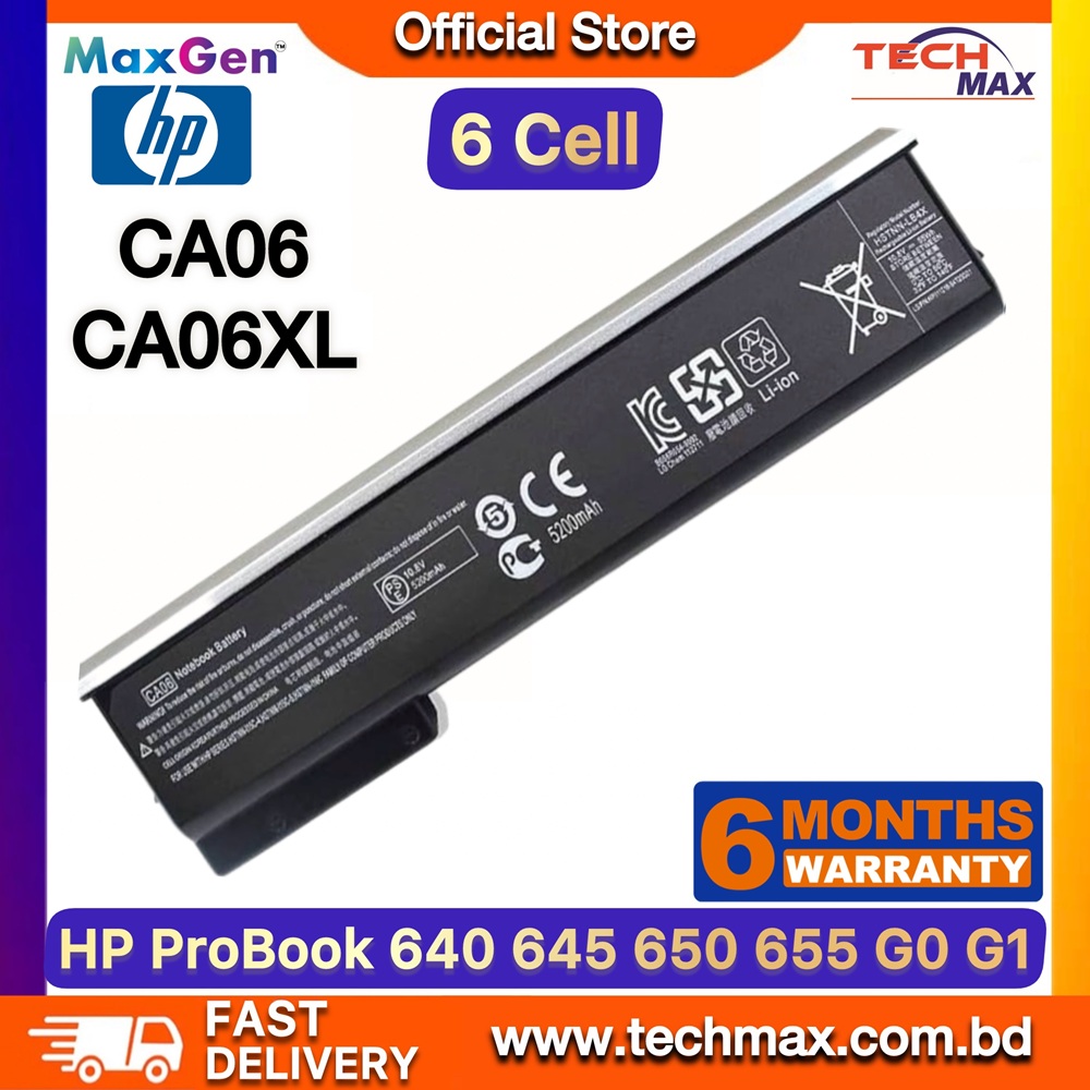 HP CA06, CA06XL, CA09 Battery For HP ProBook 640 G0, 640 G1, 645 G0, 645 G1, 650 G0, 650 G1, 655 G0, 655 G1 Series Premium Laptop Battery 1 HP CA06 CA06XL CA09 Battery for ProBook 640 G1 650 G1 Laptop Battery