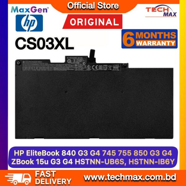 Original HP CS03XL TA03XL Battery for EliteBook 840 G3 850 G3 ZBook 14 G4 Laptop Battery