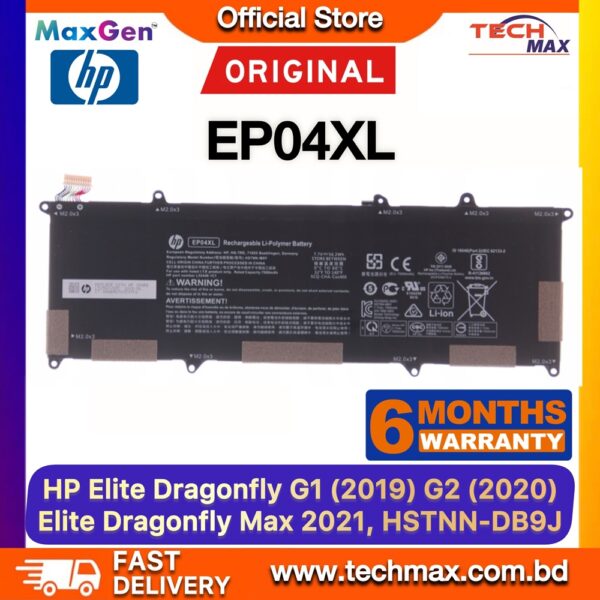 Original HP EP04XL Battery for Elite Dragonfly G1 G2 Laptop Battery