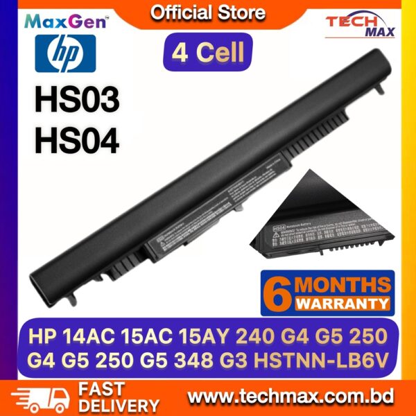 HP HS04 HS03 Battery for Pavilion 14-AC 15-AC 15-BA 15-AY Laptop Battery